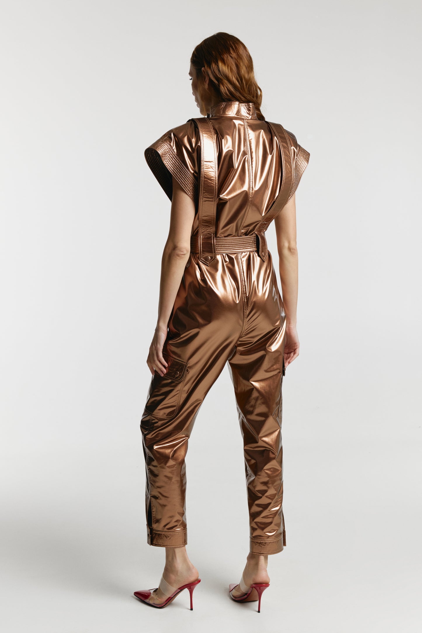 Jumpsuit «Jane» from eco – leather LAC.