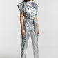 Jumpsuit «Jane» from eco – leather LAC.