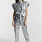 Jumpsuit «Jane» from eco – leather LAC.