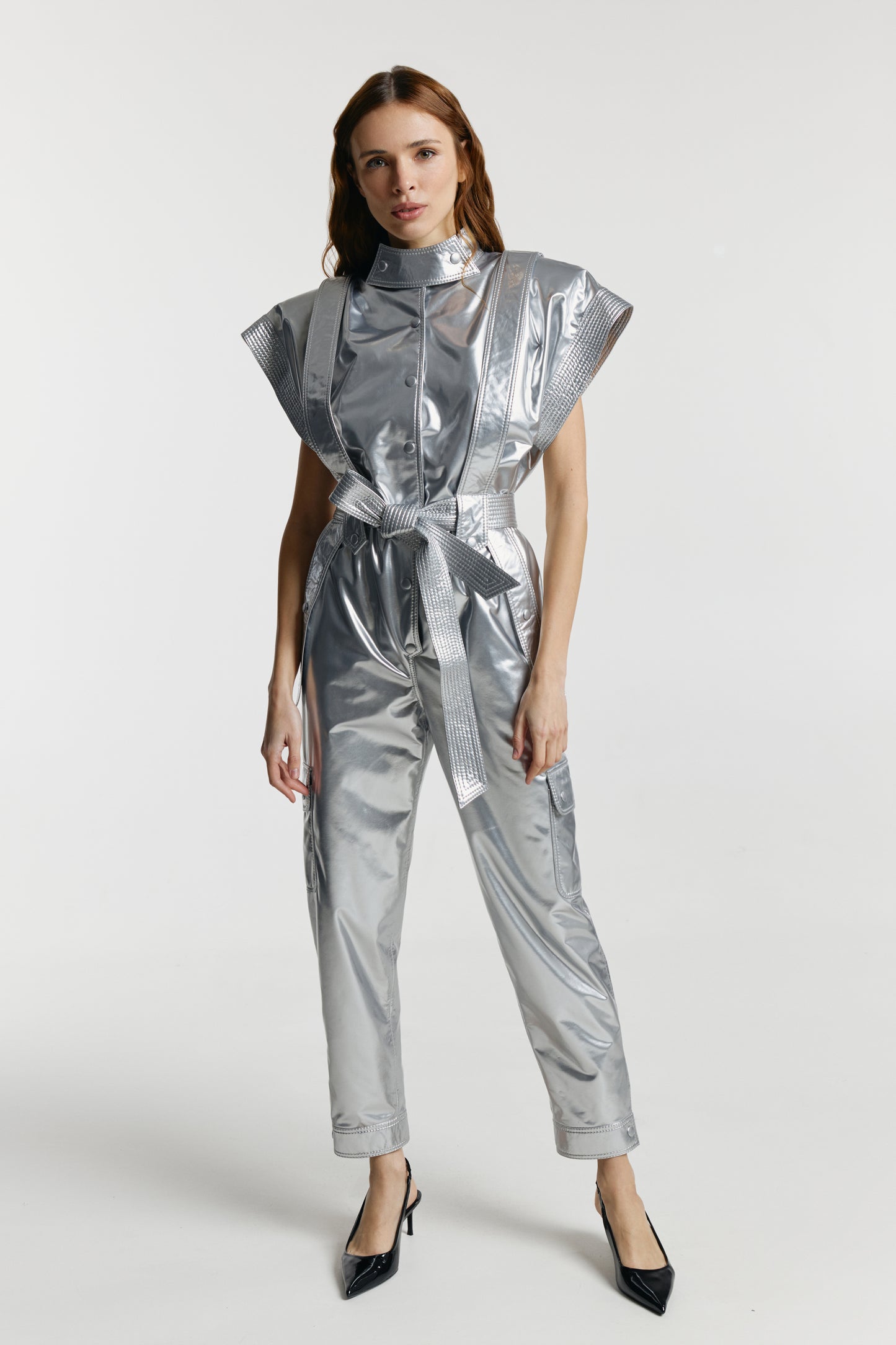 Jumpsuit «Jane» from eco – leather LAC.