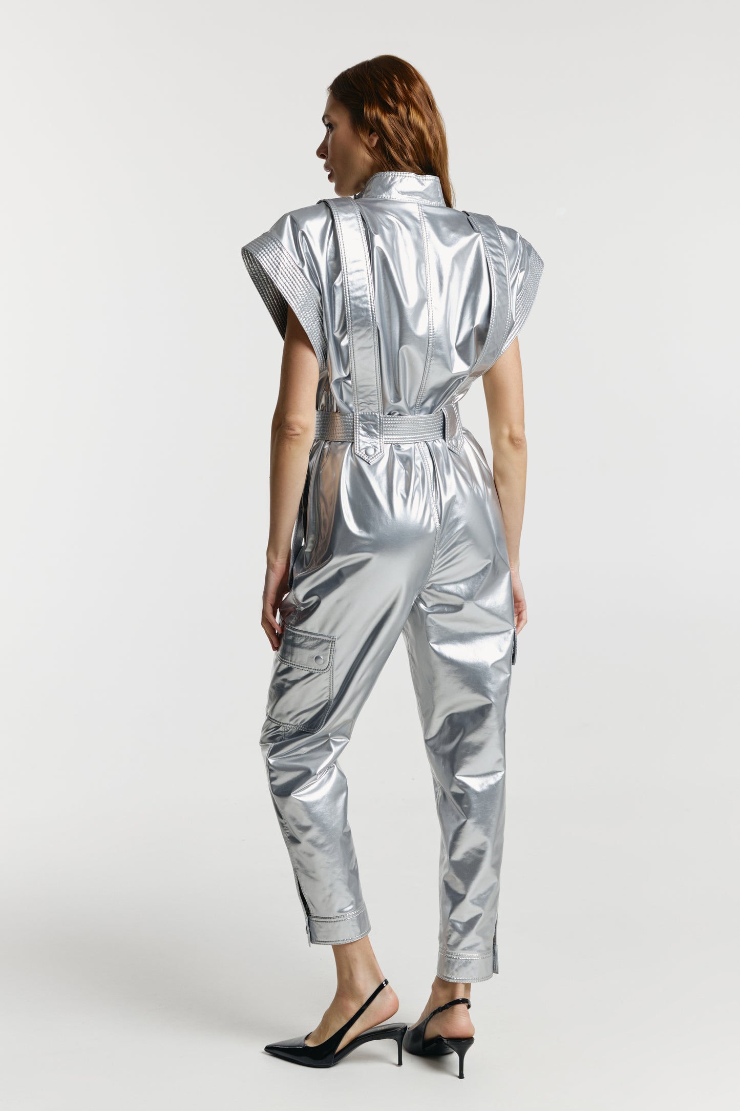 Jumpsuit «Jane» from eco – leather LAC.